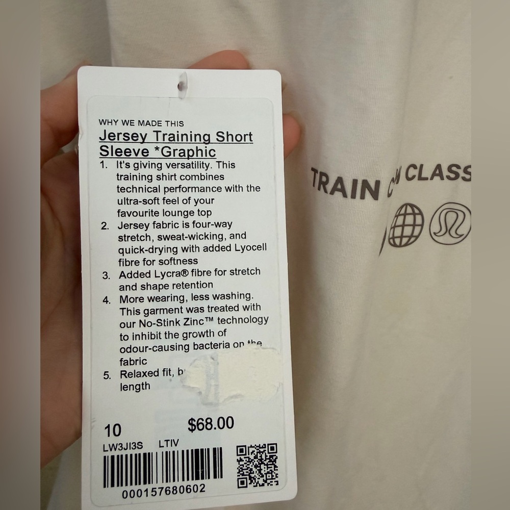 lululemon athletica White Tee with Positive Message - Picture 8 of 9